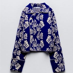 Very beat and unique Zara cardigan